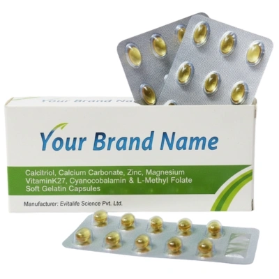 Calcitriol, Calcium Carbonate softgel capsules manufacturer - evitalife science