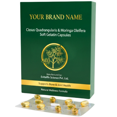 Cissus Quadrangularis & Moringa Oleifera Soft Gelatin Capsules - Evitalife Science