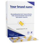 Docosahexaenoic Acid, Cyanocobalamin, Folic Acid & Pyridoxine Hydrochloride Soft Gelatin Capsules - Evitalife Science