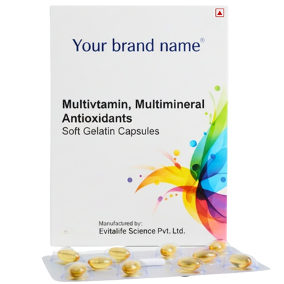 Multivitamin, Multimineral Antioxidants Soft Gelatin Capsules - Evitalife Science