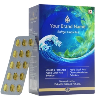 Omega 3 Fatty Acid - Softgel Capsules - Evitalife Science
