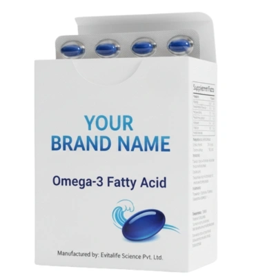 Omega-3 Fatty Acid Softgel Capsules Manufacturer - Evitalife Science