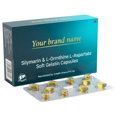 Silymarin & L-Ornithine L-Aspartate Soft Gelatin Capsules - Evitalife Science
