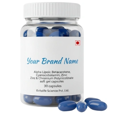 Alpha Lipoic Betacarotene, Cyanocobalamin, Zinc & Chromium Polynicotinate - Softgel capsules - Evitalife Science