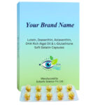 Lutein, Zeaxanthin, Astaxanthin, DHA Rich Algal Oil & L-Glutathione Soft Gelatin Capsules - Evitalife Science