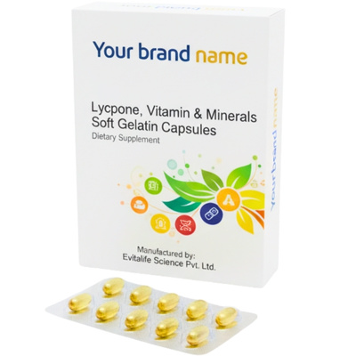 Lycopene, Vitamin & Minerals Soft Gelatin Capsules - Evitalife Science
