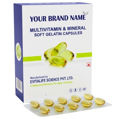 Multivitamin & Mineral softgel Capsules - Evitalife Science