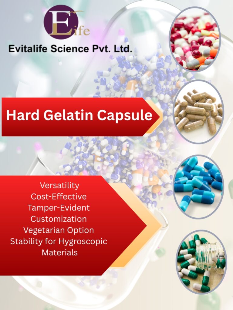 Hard Gelatin Capsule Benefit